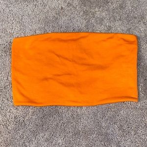 Orange tube top